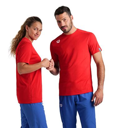 Sportovní tričko arena Team T-shirt solid red