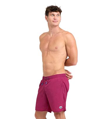 Pánské šortky arena Icons Men's Solid Beach Boxer RED FANDANGO